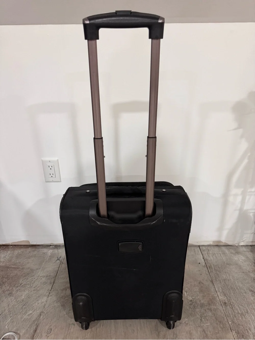 Black Softside Carry-On Suitcase